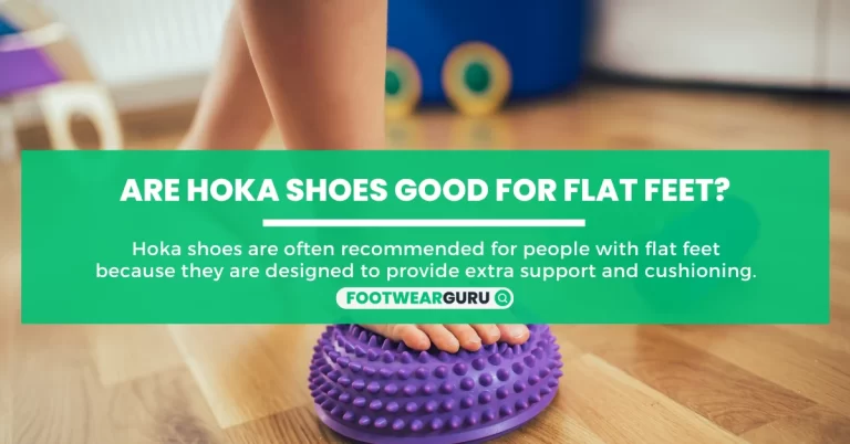Are Hoka Shoes Good For Flat Feet?